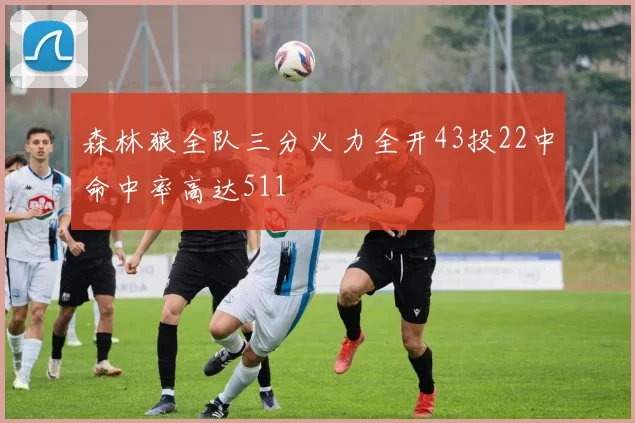 森林狼全队三分火力全开43投22中命中率高达511